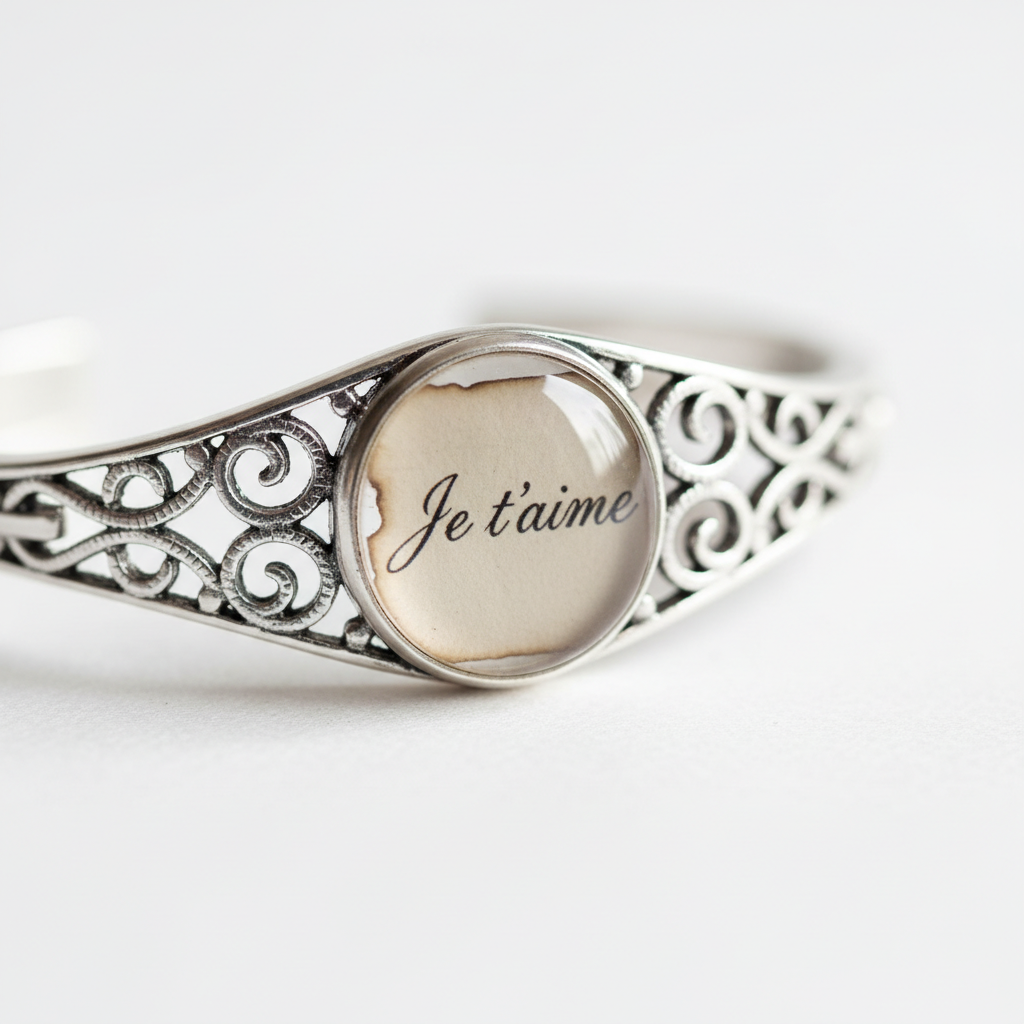 Bracelet héritage écriture manuscrite